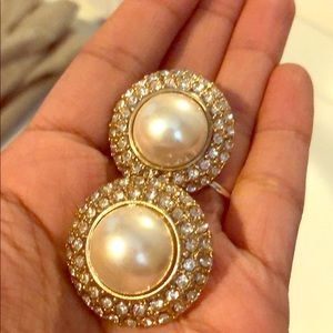 Clip on statement earrings